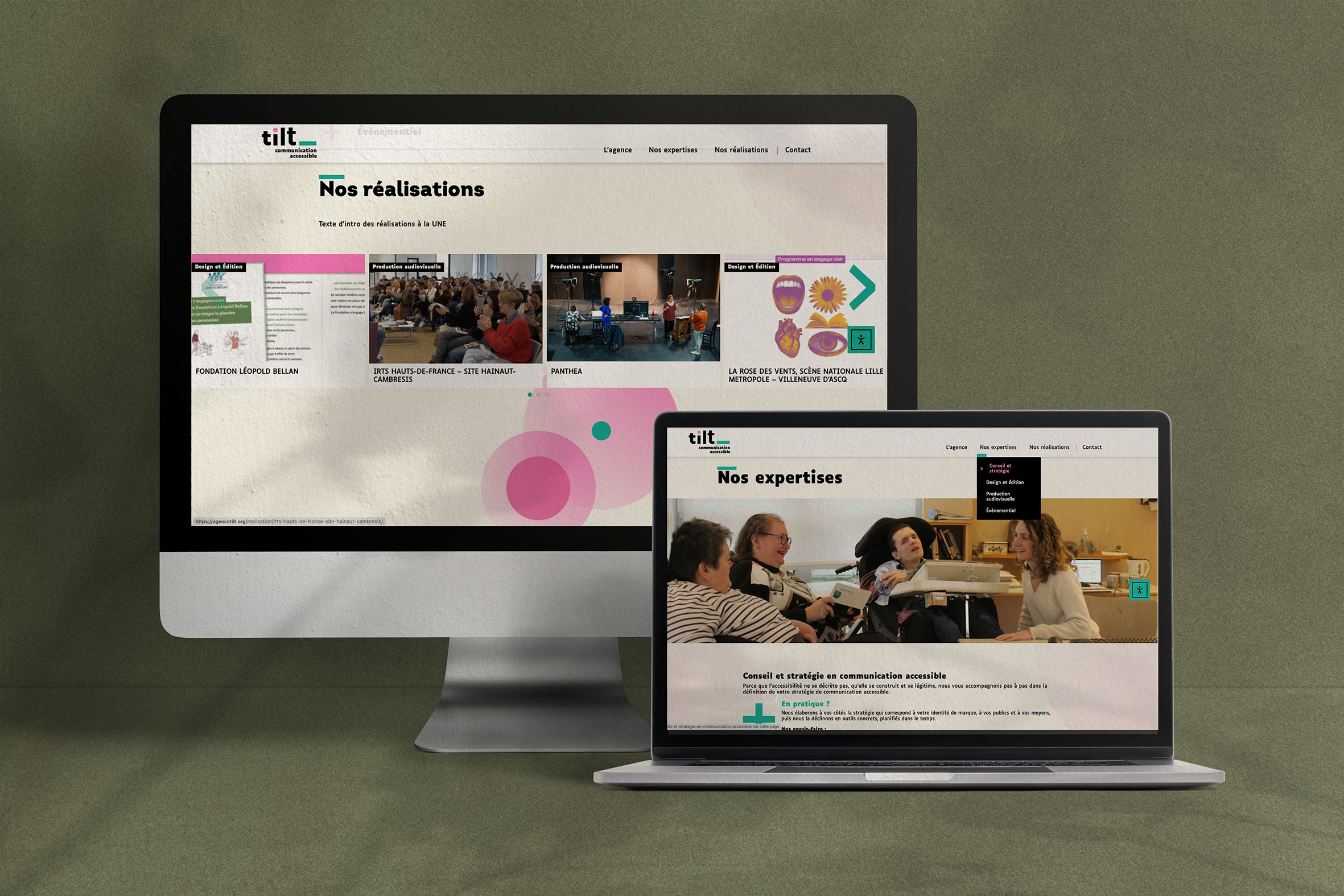Création et développement du site de l'agence TILT